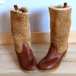 Sven Clog Boots Shearling 7.5